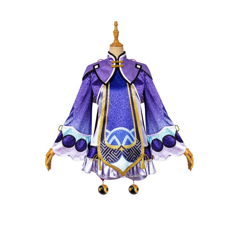 Костюм для косплея Qiqi из Genshin Impact, стандартный размер, наряд на Хэллоуин