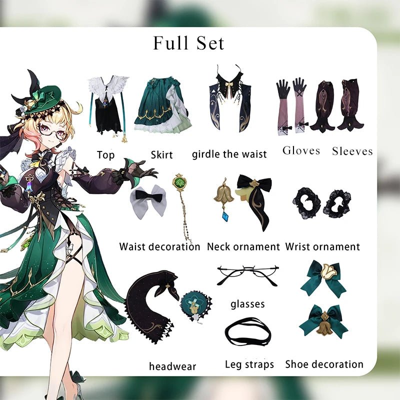 Игра Genshin Impact Эмили Костюм Костюм Дизайнера Духов Эмили Женский Костюм на Хэллоуин Женский Костюм для Вечеринки Костюм для Роли