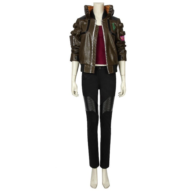 Киберпанк 2077 Женская Косплей Куртка - Футуристический Косплей Костюм для Женщин