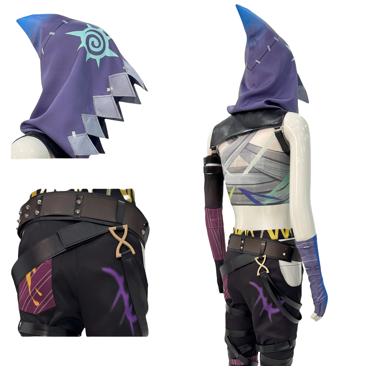 Костюм для косплея Джинкс из Лиги Легенд: Аркейн - Премиум Качество