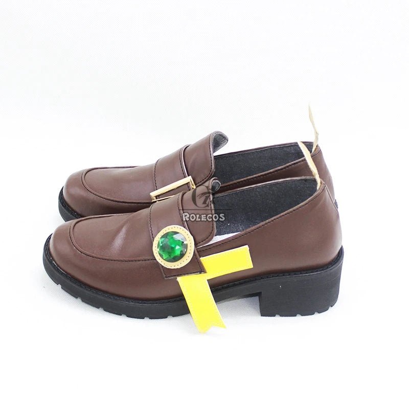 Игра Genshin Impact Венти Косплей Обувь Барбатос Кожаные Высокие Каблуки