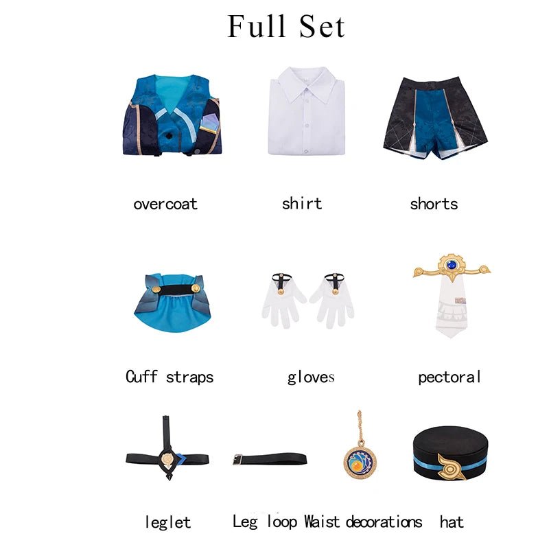 Костюм для косплея Миши из игры Honkai Star Rail - Очаровательный отельный Bellboy