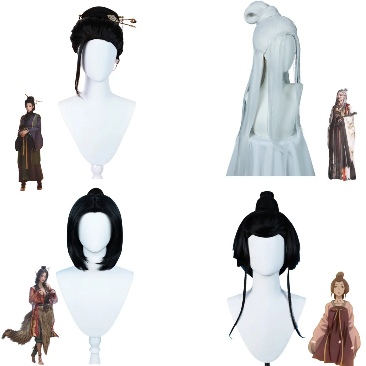 Аниме Костюм Черного Мифа Wukong: Паучий Гоблин, Железный Веер Принцесса, Четвертая Сестра Пинпин