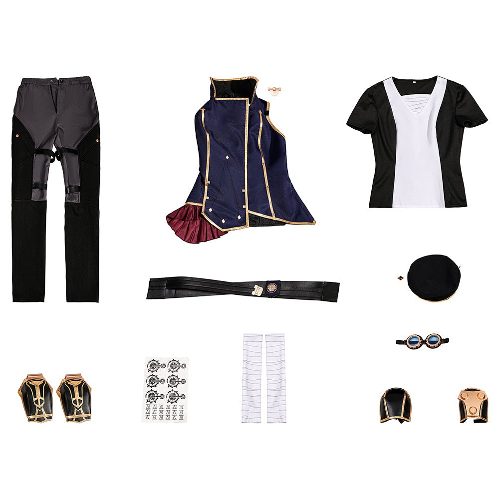 Костюм для косплея Vi из 2 сезона Arcane для фанатов аниме
