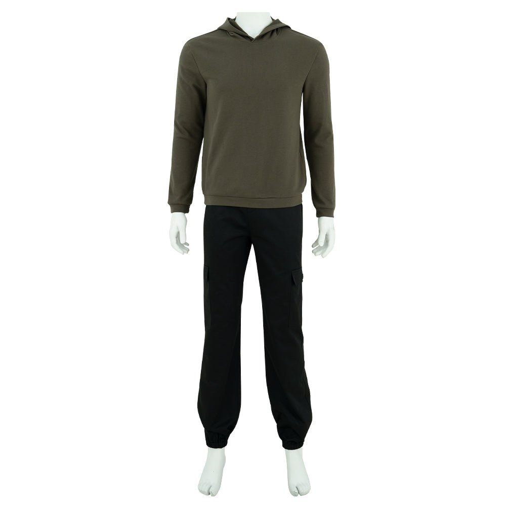 Армейская зеленая куртка Riddler для косплея | Пальто с вопросительными знаками для Хэллоуина