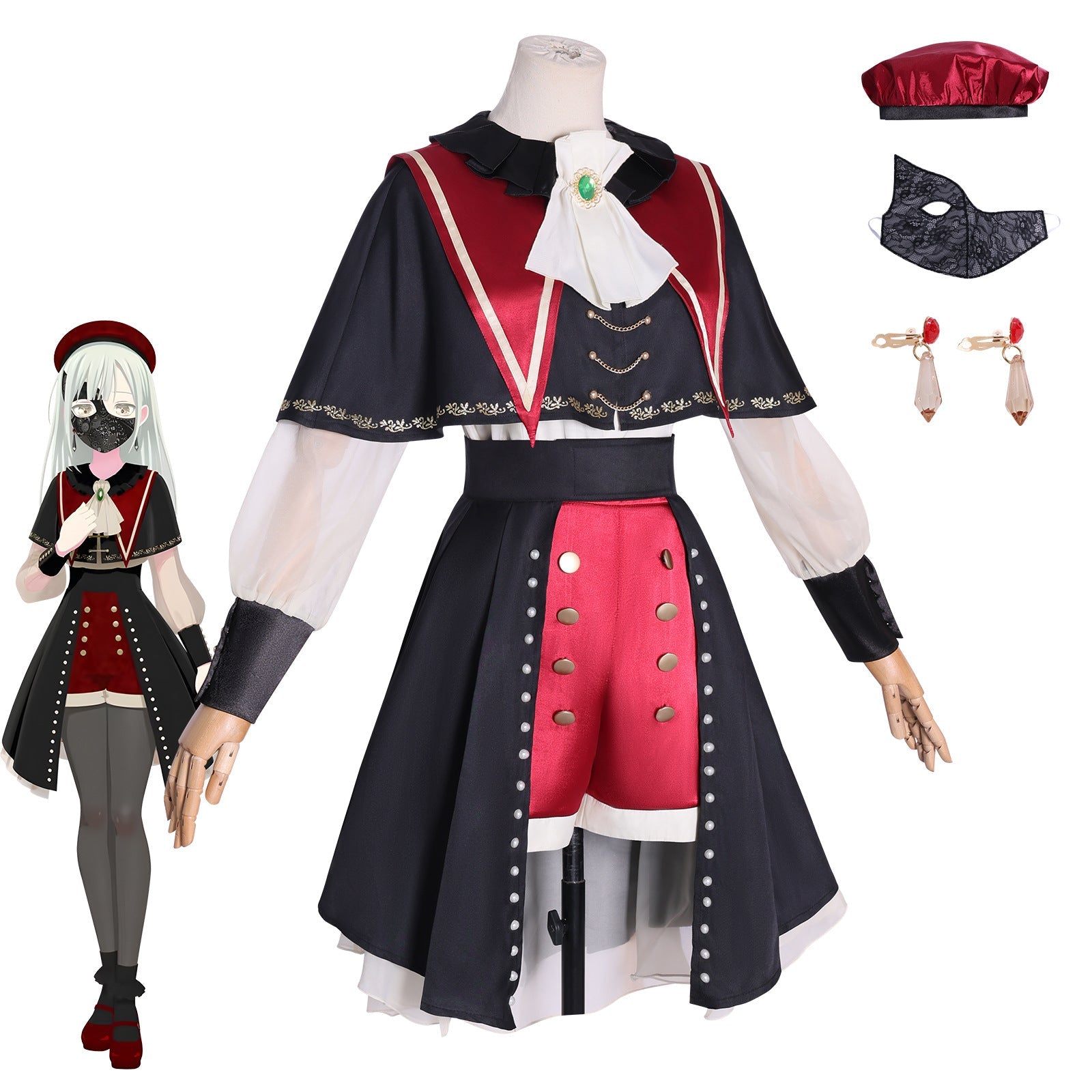 Костюм для косплея Wakana Mutsumi из BanG Dream! Ave Mujica