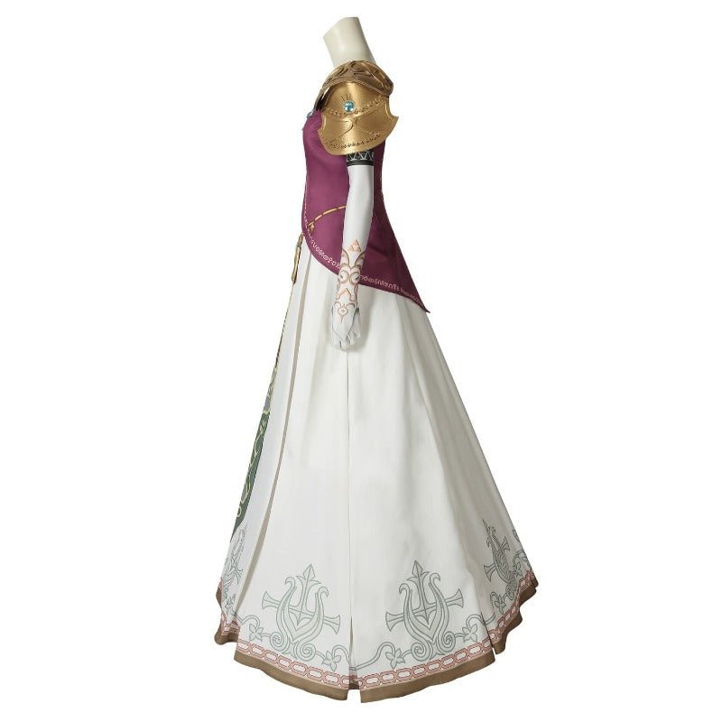 Костюм Зельды из игры Twilight Princess для косплея - Элегантный дизайн принцессы