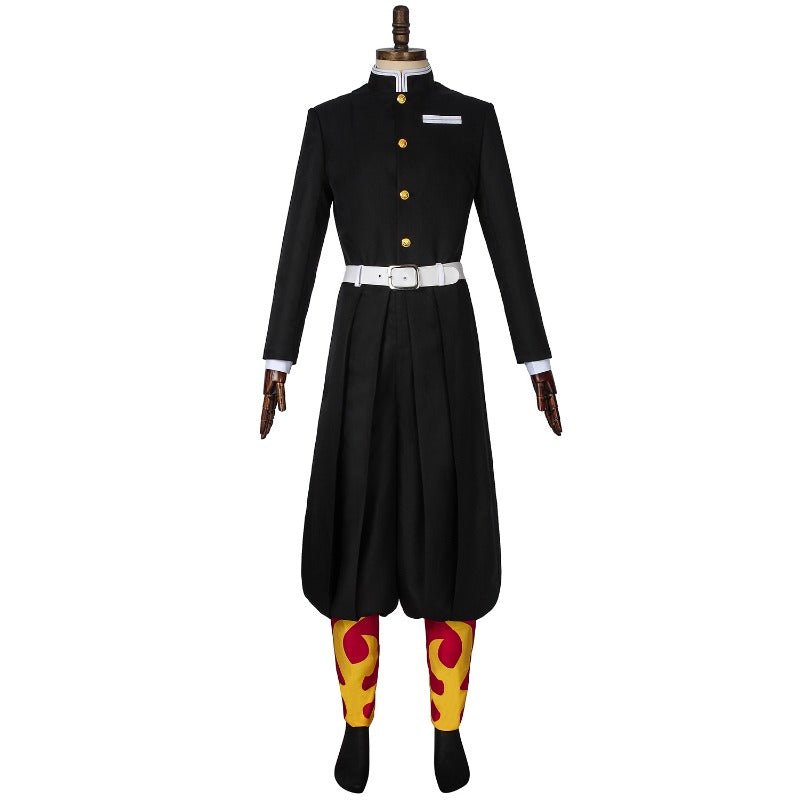 Костюм Кёджуро Рэнгоку для косплея из аниме «Истребитель демонов» — Официальный аниме-наряд