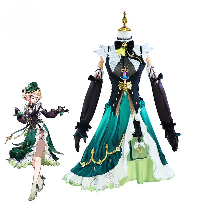 Игра Genshin Impact Эмили Костюм Костюм Дизайнера Духов Эмили Женский Костюм на Хэллоуин Женский Костюм для Вечеринки Костюм для Роли