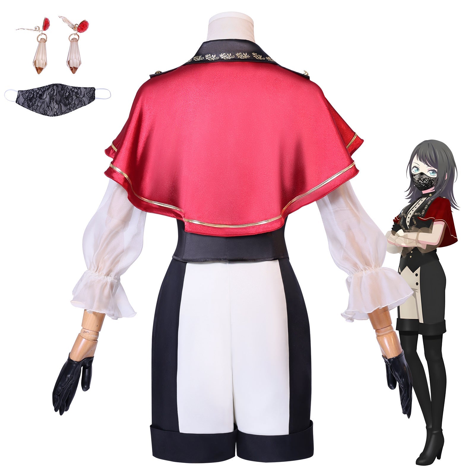 Костюм для косплея Hane Hina из BanG Dream! Ave Mujica