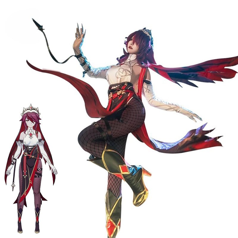 Костюм Розарии для косплея из игры Genshin Impact, женское платье