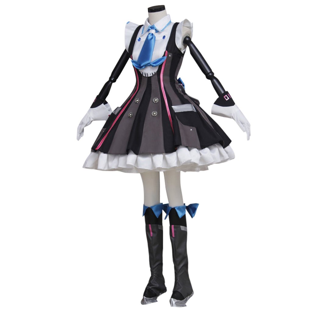 KIYO-KIYO Miku 2016 Magic Future Костюм для косплея с обувью и наушниками