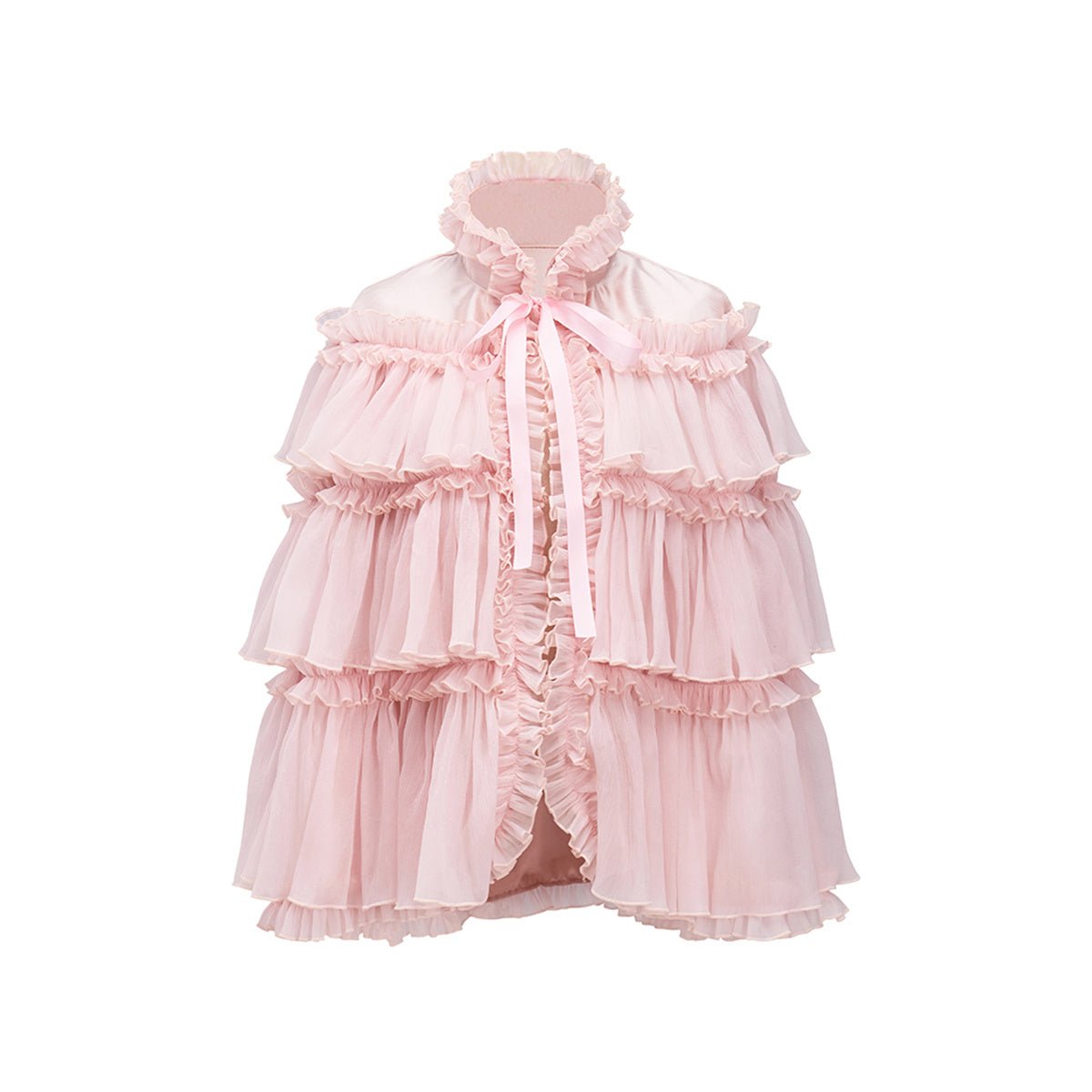 Розовая Короткая Накидка Костюм для Косплея