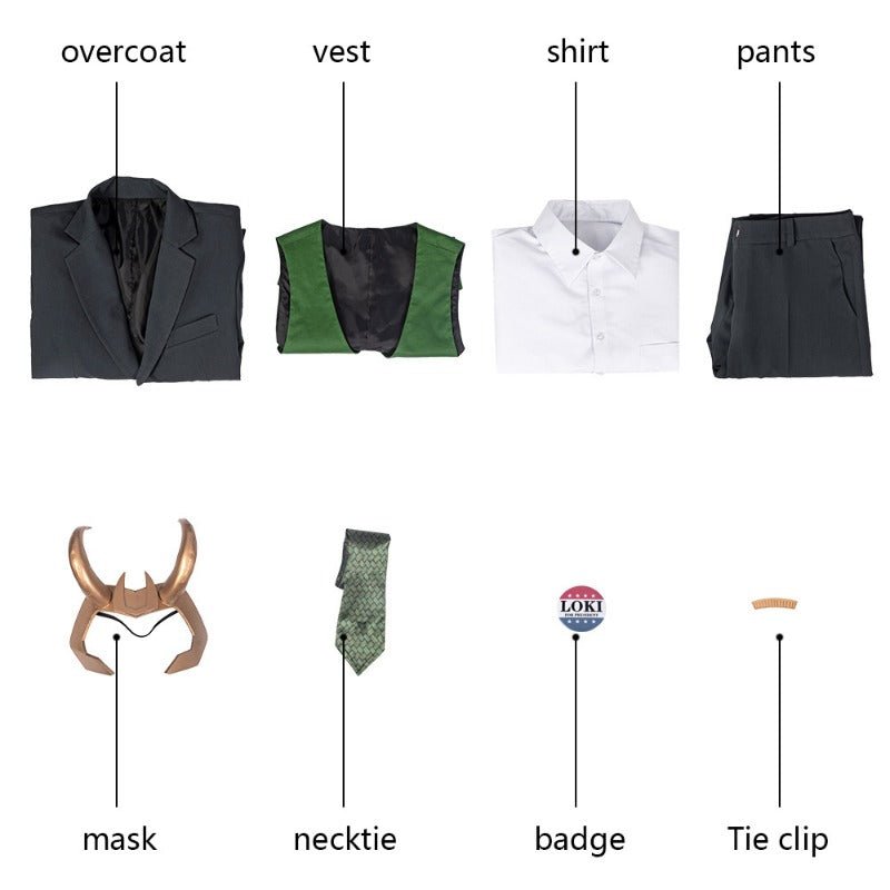 Костюм Локи в тюрьме 2021 для косплея на Хэллоуин куртка для мужчин и женщин