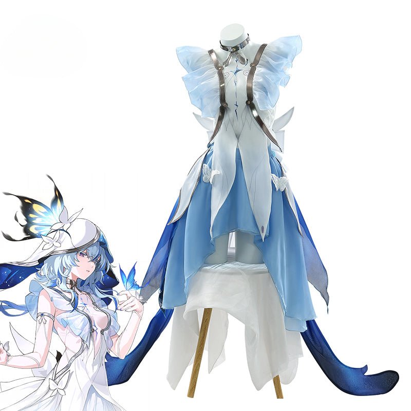 Игра Wuthering Waves Костюм Берегового Хранителя Платье Стража Черных Берегов Женский Костюм на Хэллоуин Вечеринку