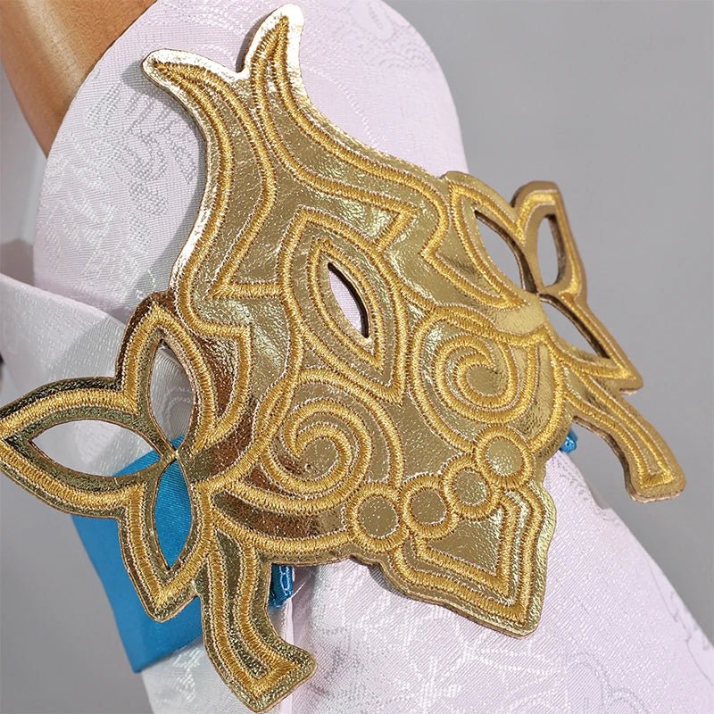Костюм для косплея Lingsha из Honkai Star Rail - Vidyadhara Healer, женский костюм для Хэллоуина, карнавала
