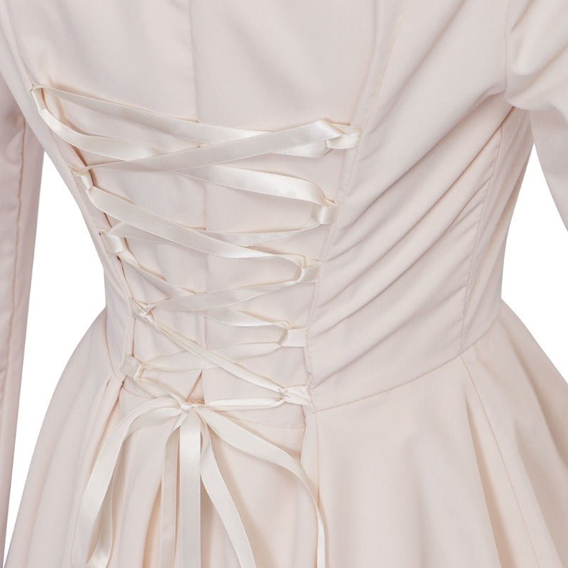 Винтажное готическое коктейльное платье – женский средневековый косплейный костюм с длинными рукавами