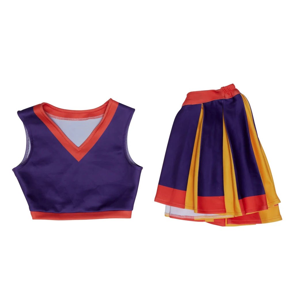 Костюм чирлидера Шиго - Фиолетовый костюм для женщин, косплей в стиле Высокой школьной музыки