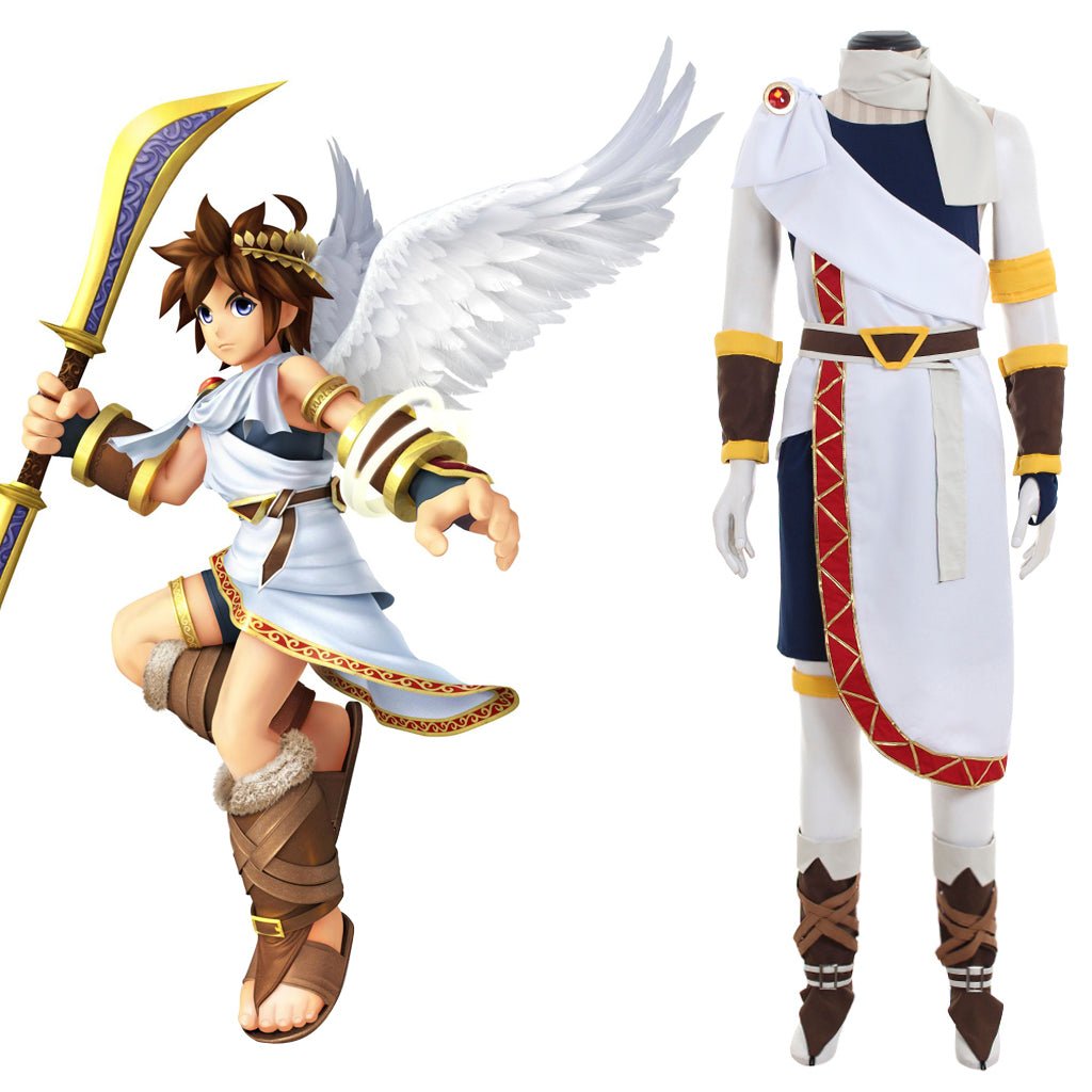 Костюм косплея Ангел Пит из Kid Icarus: Uprising - Одежда Палютены для фанатов аниме и игр