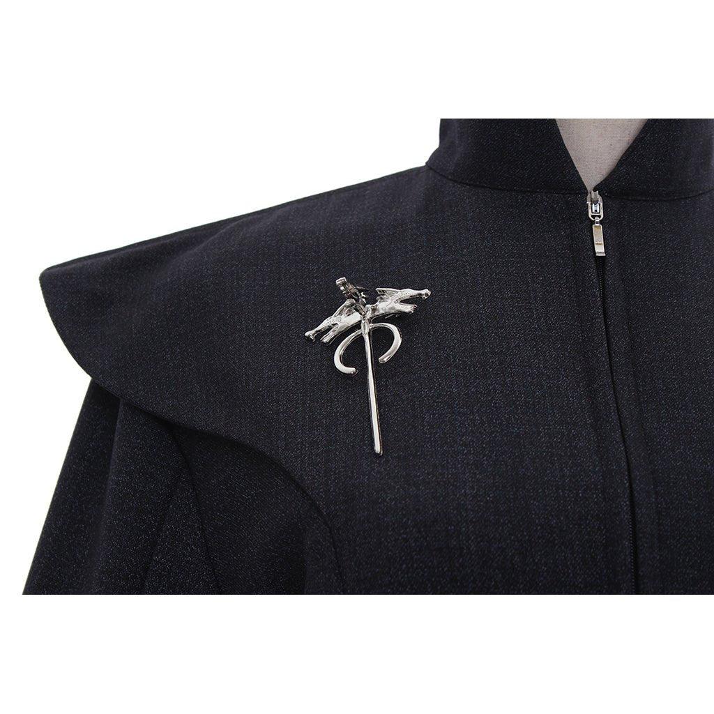 Рождественский костюм Дейенерис Таргариен | Черная мантия и платье средневекового стиля