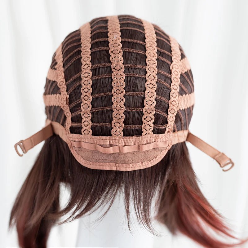 Костюмный парик Honkai Star Rail Tingyun 50см смешанный цвет с ушами термостойкие парики синтетические волосы