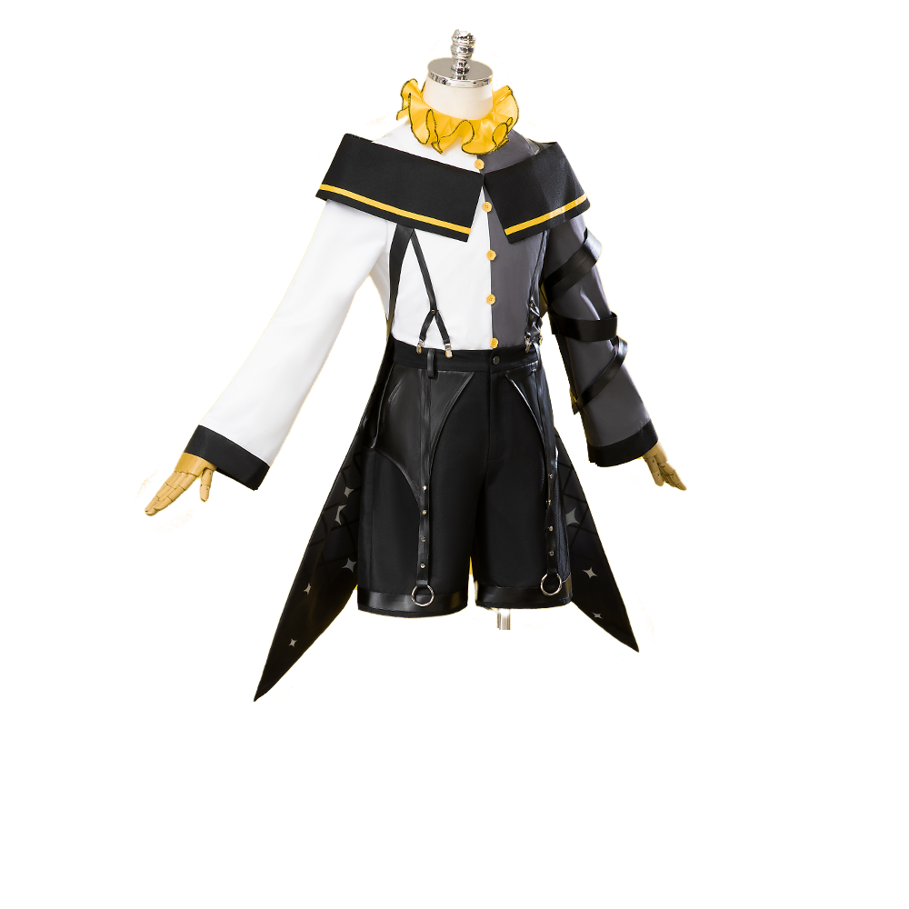 Костюм Кагамине Лен для косплея - Вокалоид музыкальный наряд