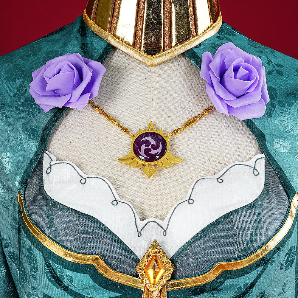 Костюм косплея Лиза Яэ Скрытое Цветение Genshin Impact - Элегантный аниме-образ для женщин