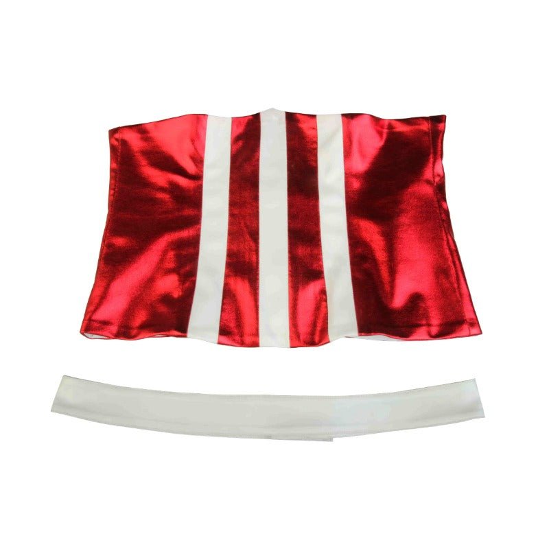 Костюм Капитана Америки с открытыми плечами для девочек на Хэллоуин и вечеринки