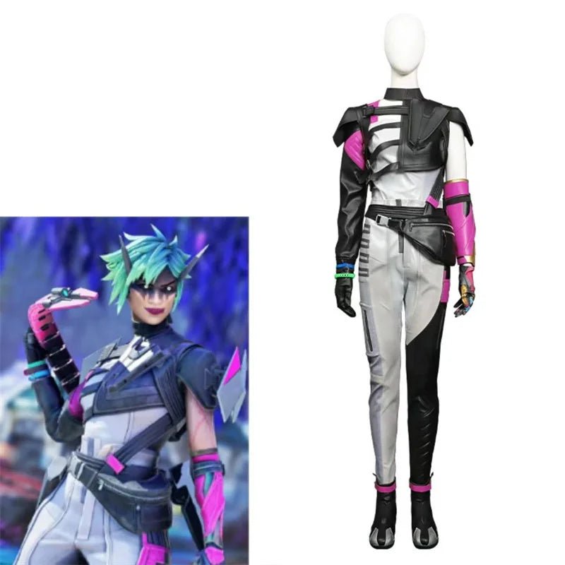 Игра Apex Alter Костюм Женщина Новая Кожа Костюм Злого Духа Хэллоуин Карнавал Парти Наряд