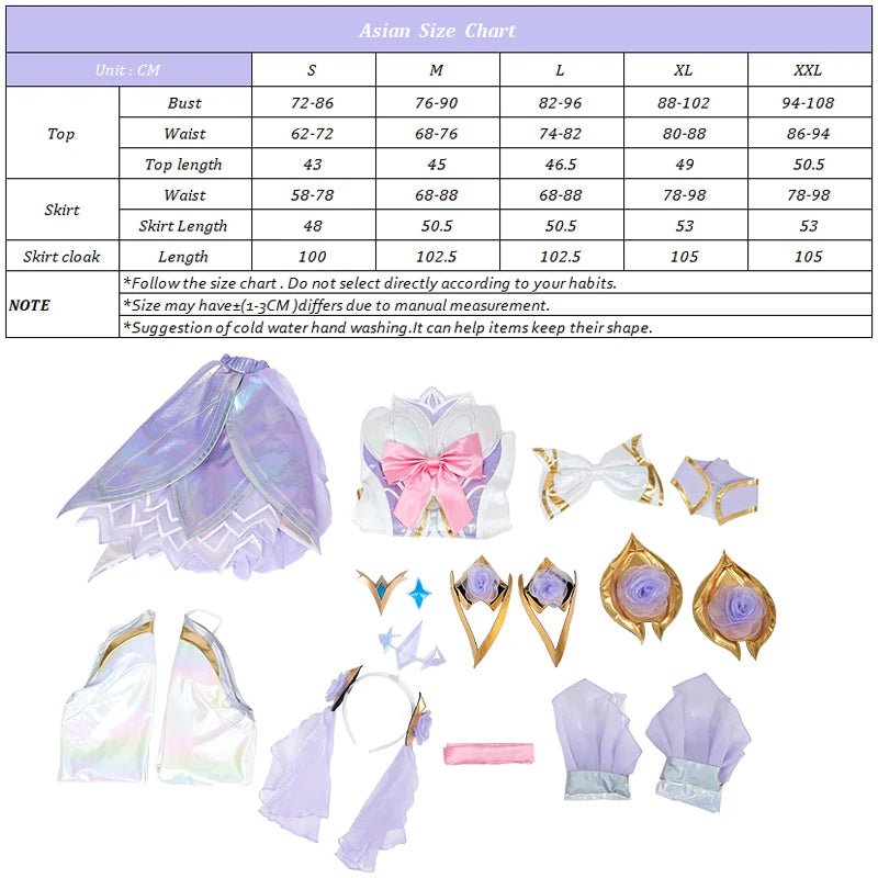 LOL Кристальная Роза Серафина Костюм для Косплея Игра LOL Серафина Розовый Дизайн Костюм Хэллоуин Женский Костюм Новая Кожа