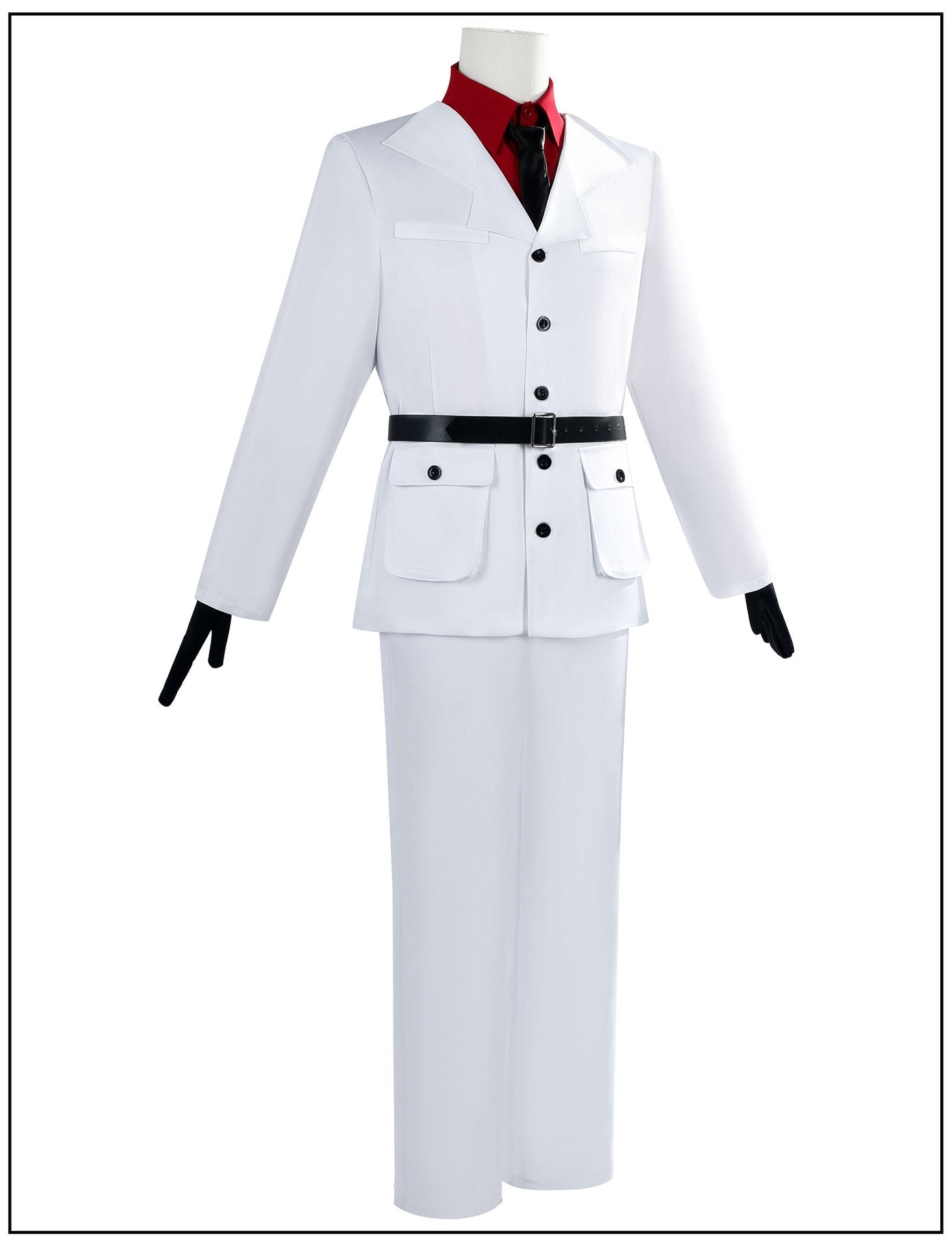 Косплей костюм из 'Седьмой ночи: Истории привидений' - Хэйбай Учан, черно-белый костюм