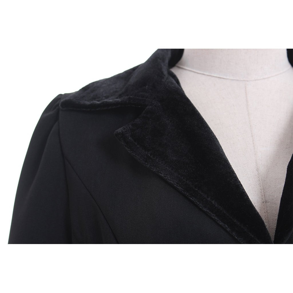 Костюм Мэри Поппинс для косплея: Жакет и Платье, Взрослый, Черный/Красный