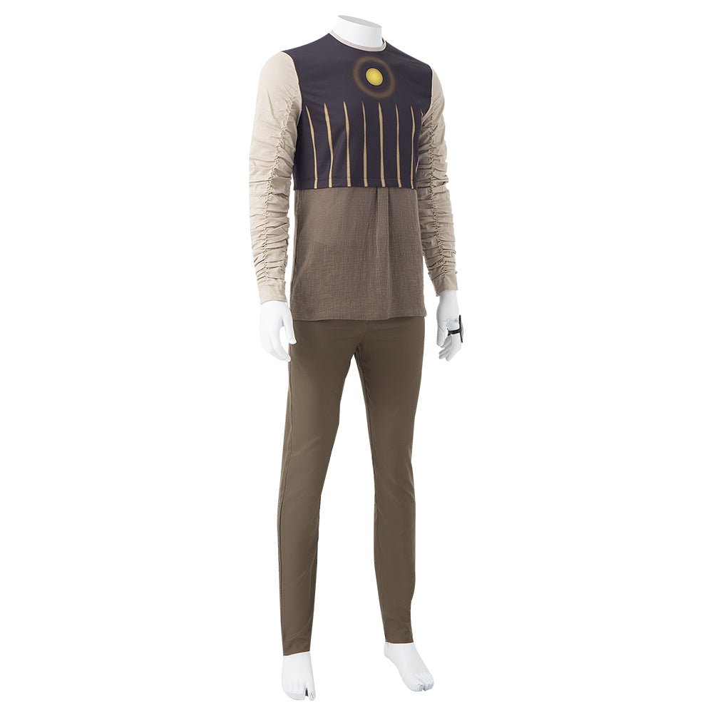 Костюм Канга Завоевателя из серии Локи с пурпурным плащом на Хэллоуин