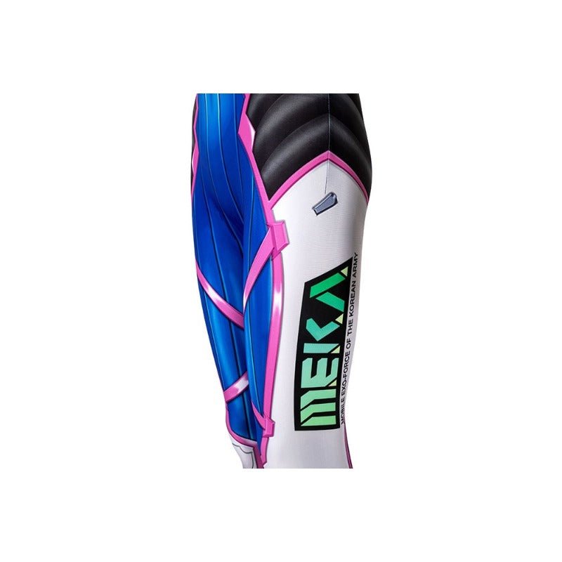 Костюм косплея D.Va из Overwatch с цифровой печатью - Полный наряд для фанатов