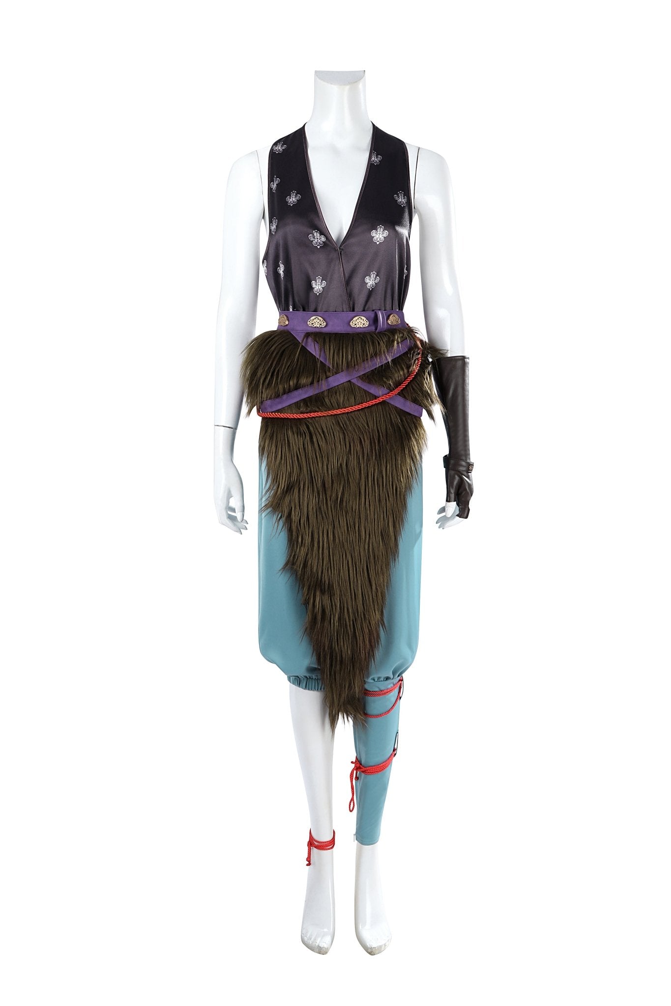 Костюм Pingping из Black Myth: Wukong для Хэллоуина с ушами и поясом