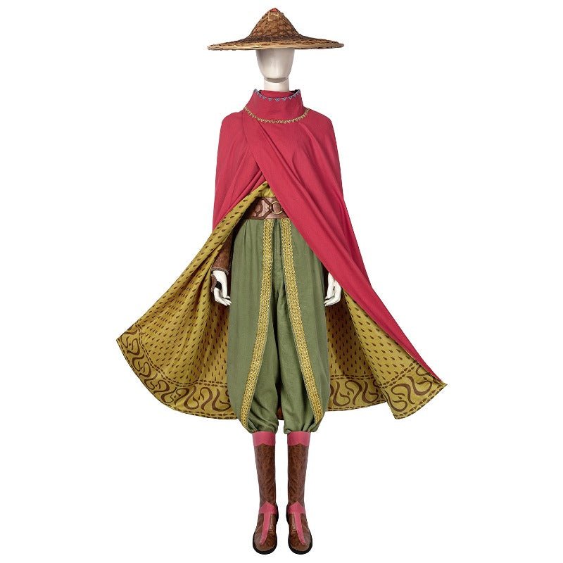 Костюм Райи для косплея: приключенческий наряд, плащ, жилет, полный набор, женский костюм на Хэллоуин