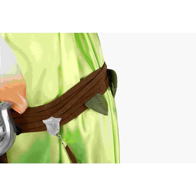 Костюм для косплея FF14 Nophica - Зеленое длинное платье для Хэллоуина и вечеринок