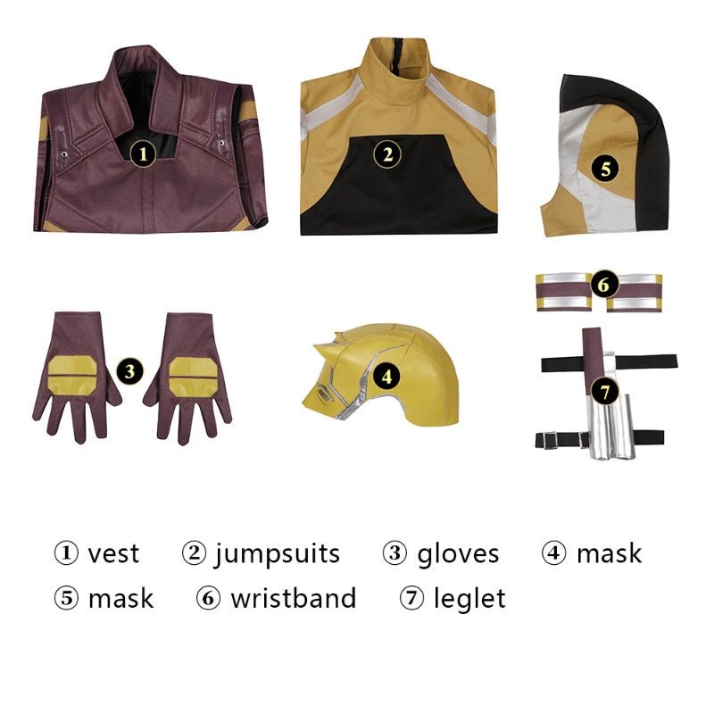 Костюм Daredevil She-Hulk Edition для косплея - наряд супергероя Marvel для Хэллоуина