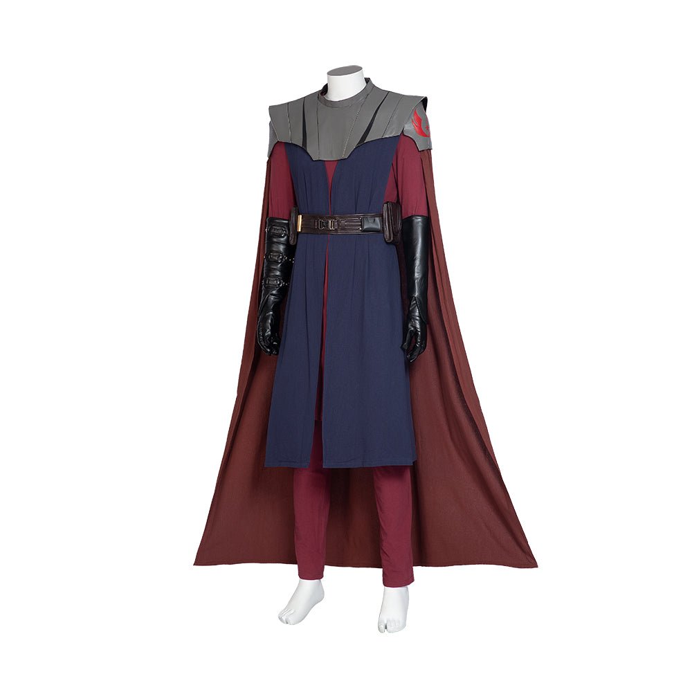 Костюм Анакина Скайуокера для косплея Звездные Войны Джедай Рыцарь Плащ Туника Брюки Обувь