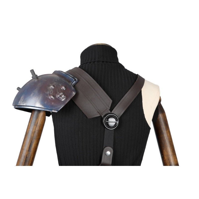 Костюм для косплея Cloud Strife из FF VII Rebirth: парик и наряд для Хэллоуина и карнавала