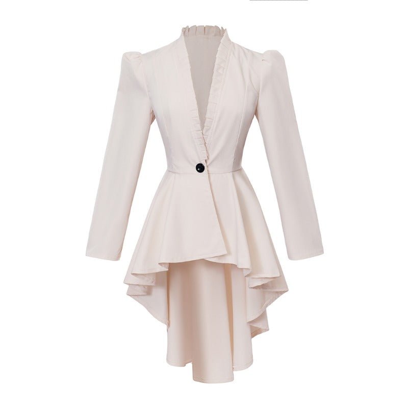 Винтажное готическое коктейльное платье – женский средневековый косплейный костюм с длинными рукавами