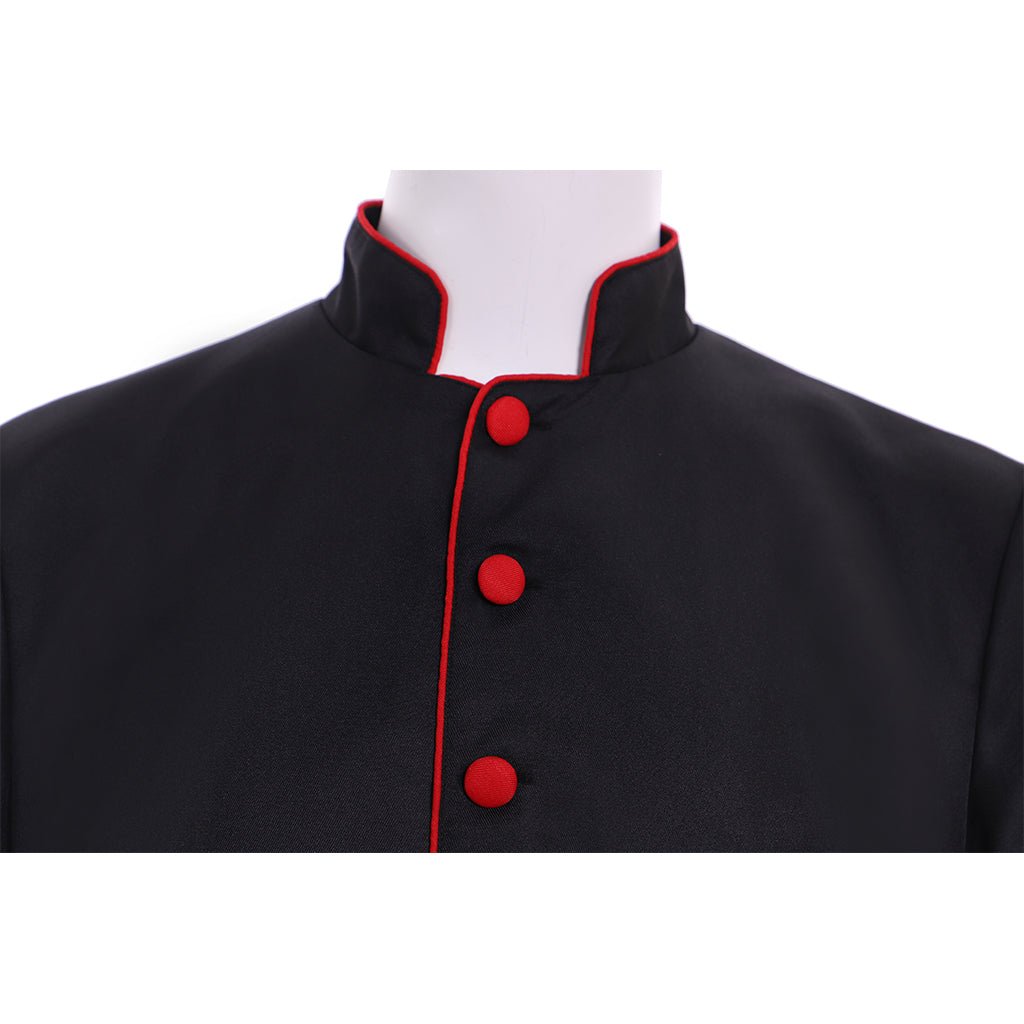 Индивидуально изготовленная римская черная ряса | Средневековая ряса для косплея взрослых