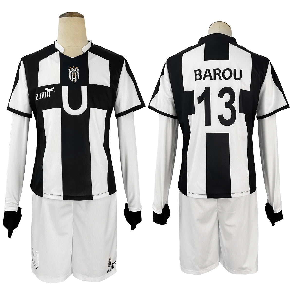 Blue Lock Манга Аниме Косплей Костюм Нико Бароу Айку Сендо Снаффи Лоренцо Арю Форма Парик Розовая Сетка Хэллоуин