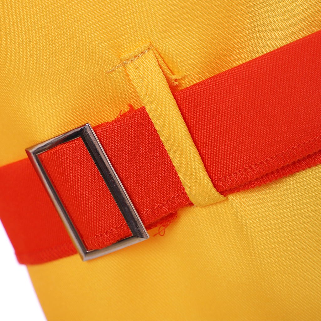 Костюм для косплея Аватара Аанга из 'Последнего мага воздуха' - желтый костюм с красной мантией