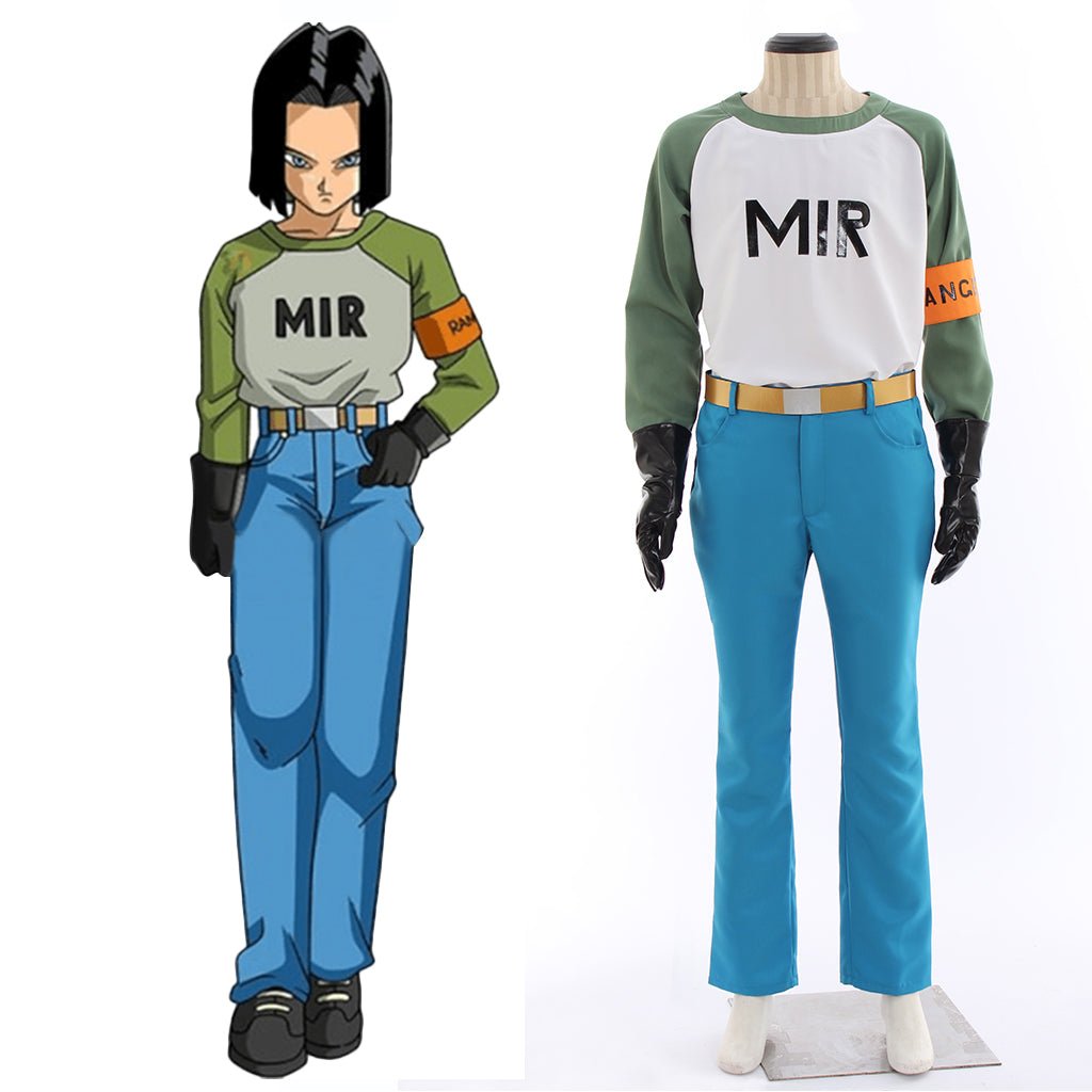 Костюм для косплея Android 17 из Dragon Ball