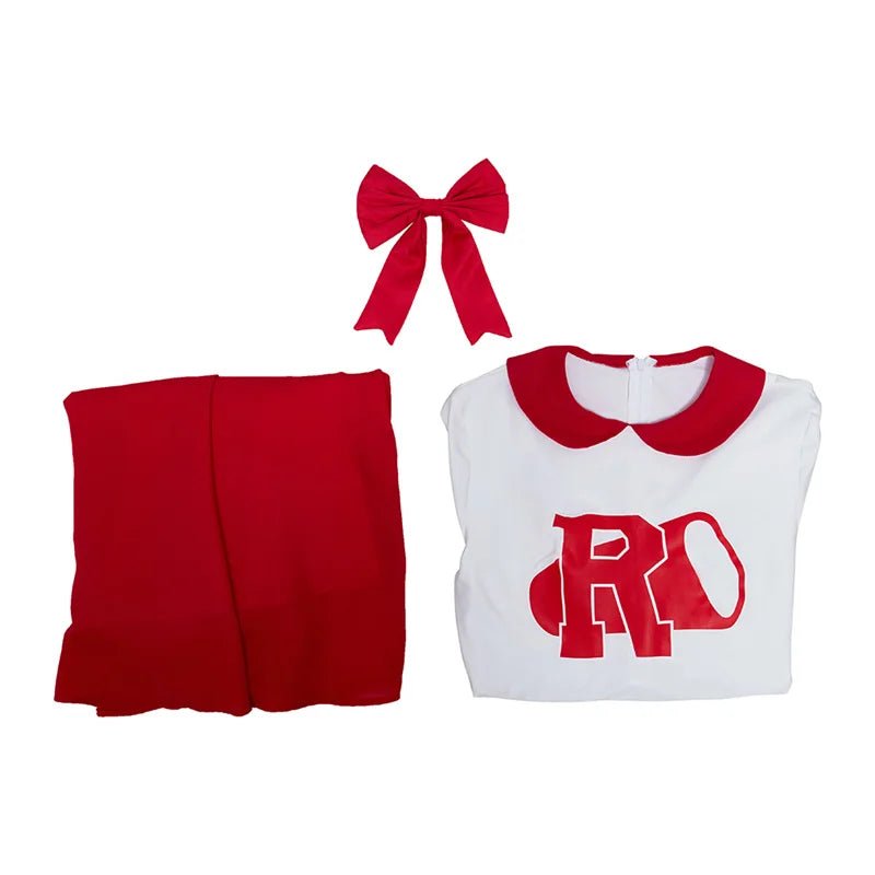 Grease: Восход Розовых Леди Костюм Чирлидера Rydell High - Ретро Женский Костюм на Хэллоуин