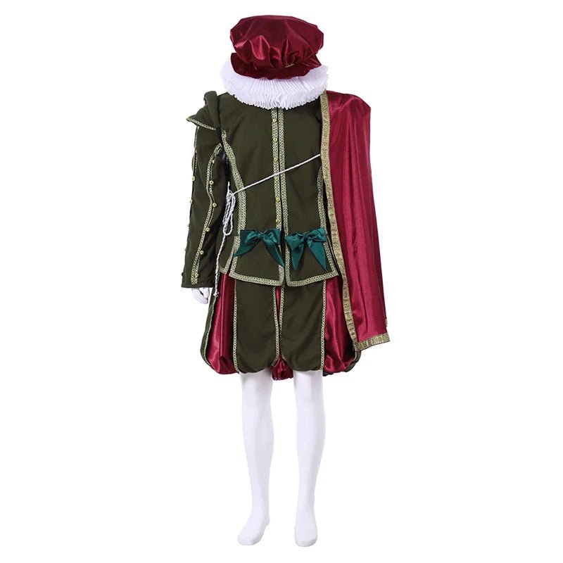 Костюм для косплея Король и Принц Тюдор 18 век - Благородный синий Рококо для мужчин | Animegrad Средневековая серия