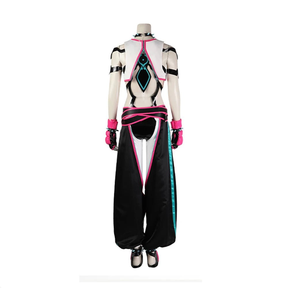 Костюм Juri Han Cosplay Fantasia для женщин - боевой костюм для Хэллоуина и карнавалов