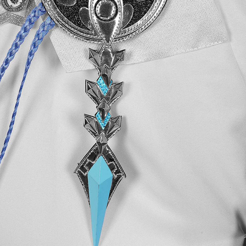 Genshin Impact Плащ Фатуи Костюм для косплея Перр Панталон Тарталья Арлекин Доктор Сандрон Коломбина Регретор