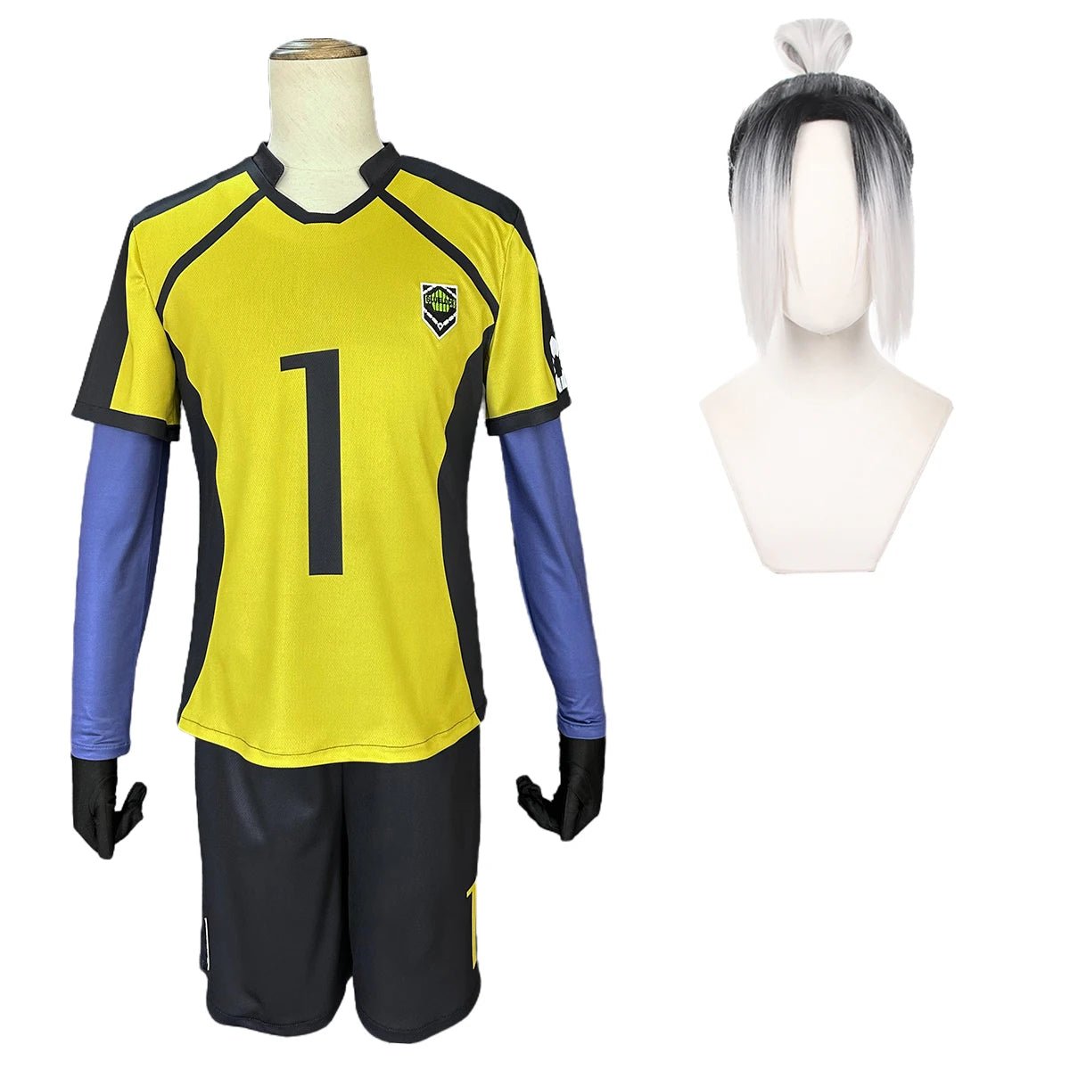 Парик для косплея Blue Lock: Исаги, Бачира, Чигири, Наги, Рин, Саэ, Кайзер, Рео, Хиори, Бароу, Шидоу, Нико, Юкимия